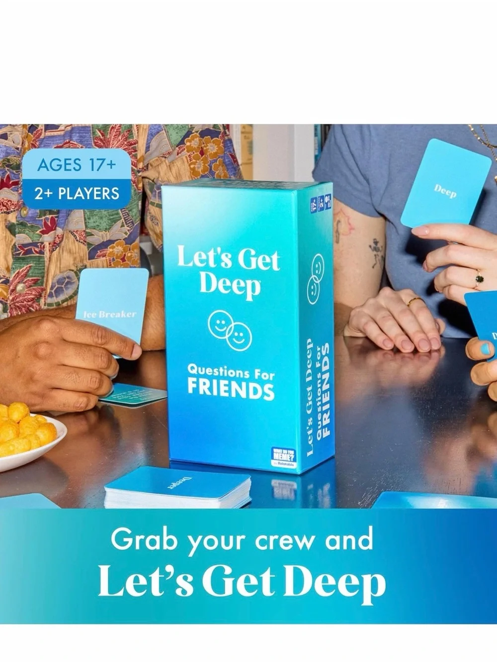 Let's Get Deep Questions For Friends Card Game NWT - Picture 5 of 6